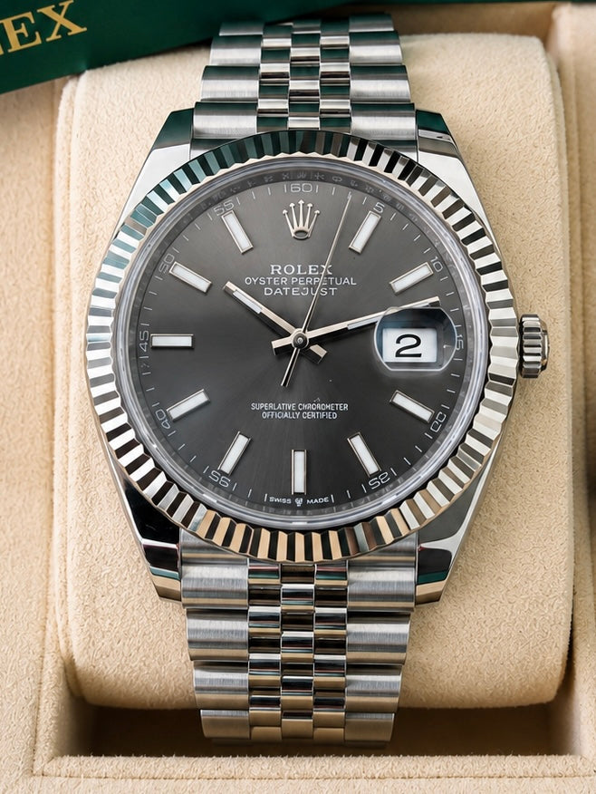 Rolex Datejust Rhodium Dial