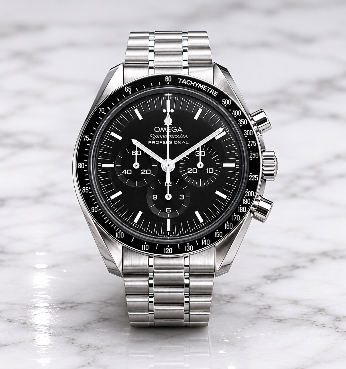 Omega Speedmaster Moonwatch Hesalite