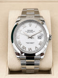 Rolex White Roman Dial