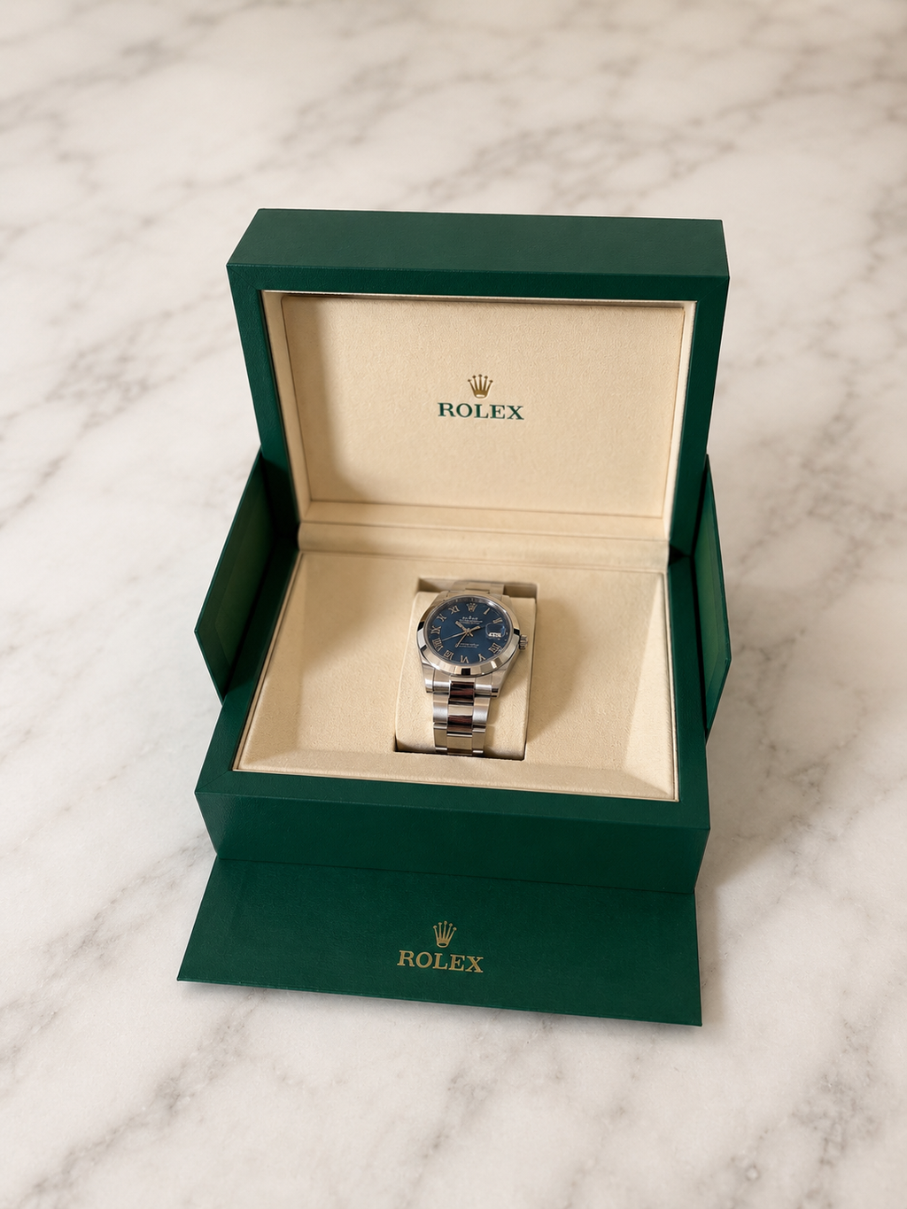 Rolex Datejust Blue Roman Dial