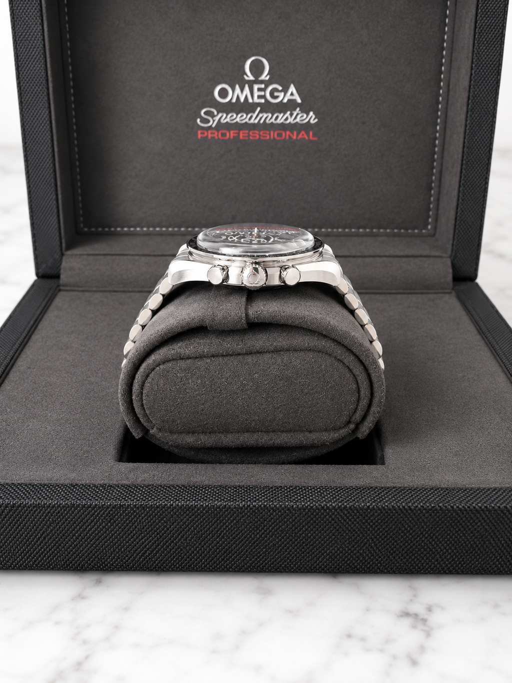 Omega Speedmaster Moonwatch Hesalite