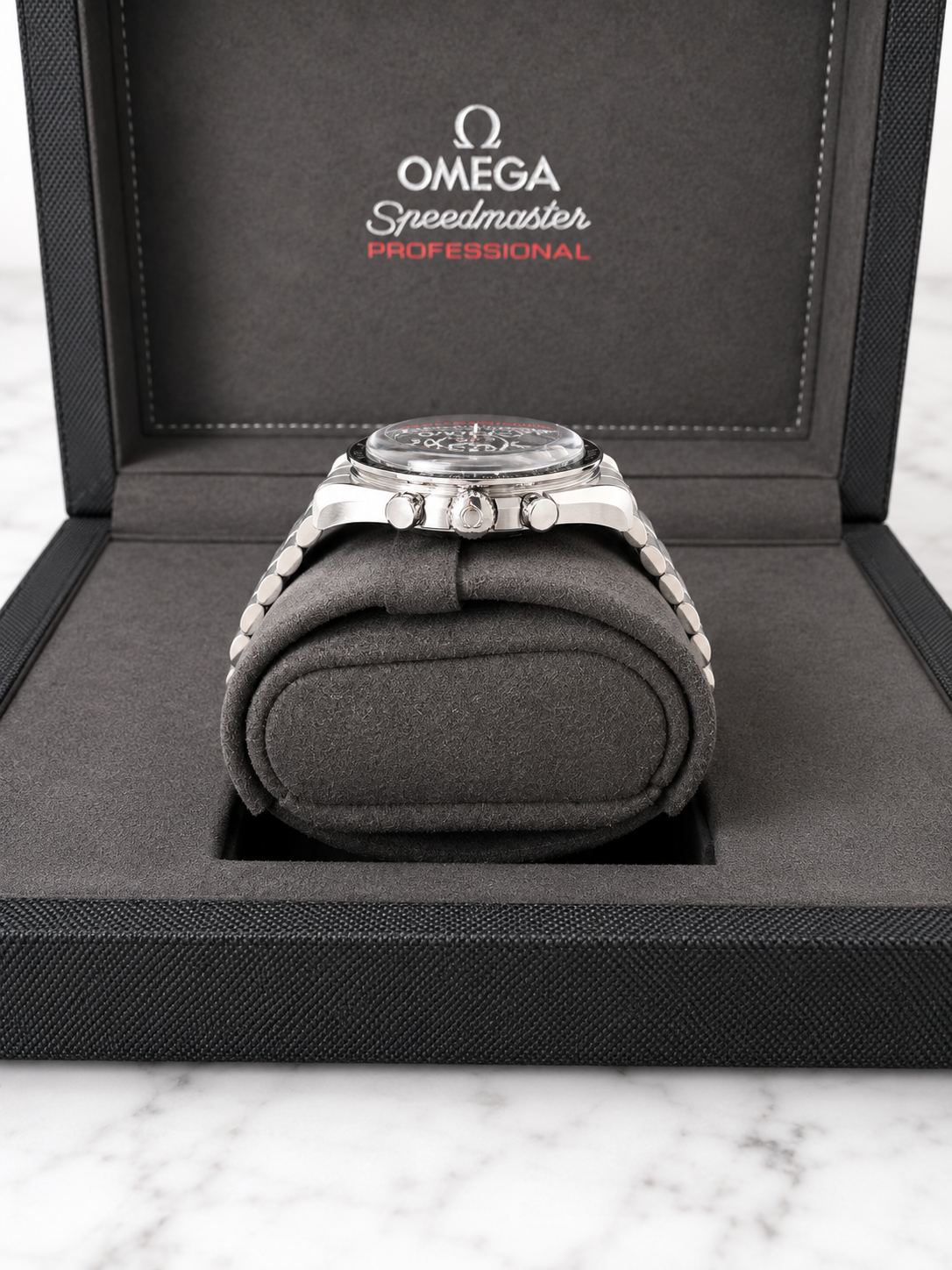 Omega Speedmaster Moonwatch Hesalite