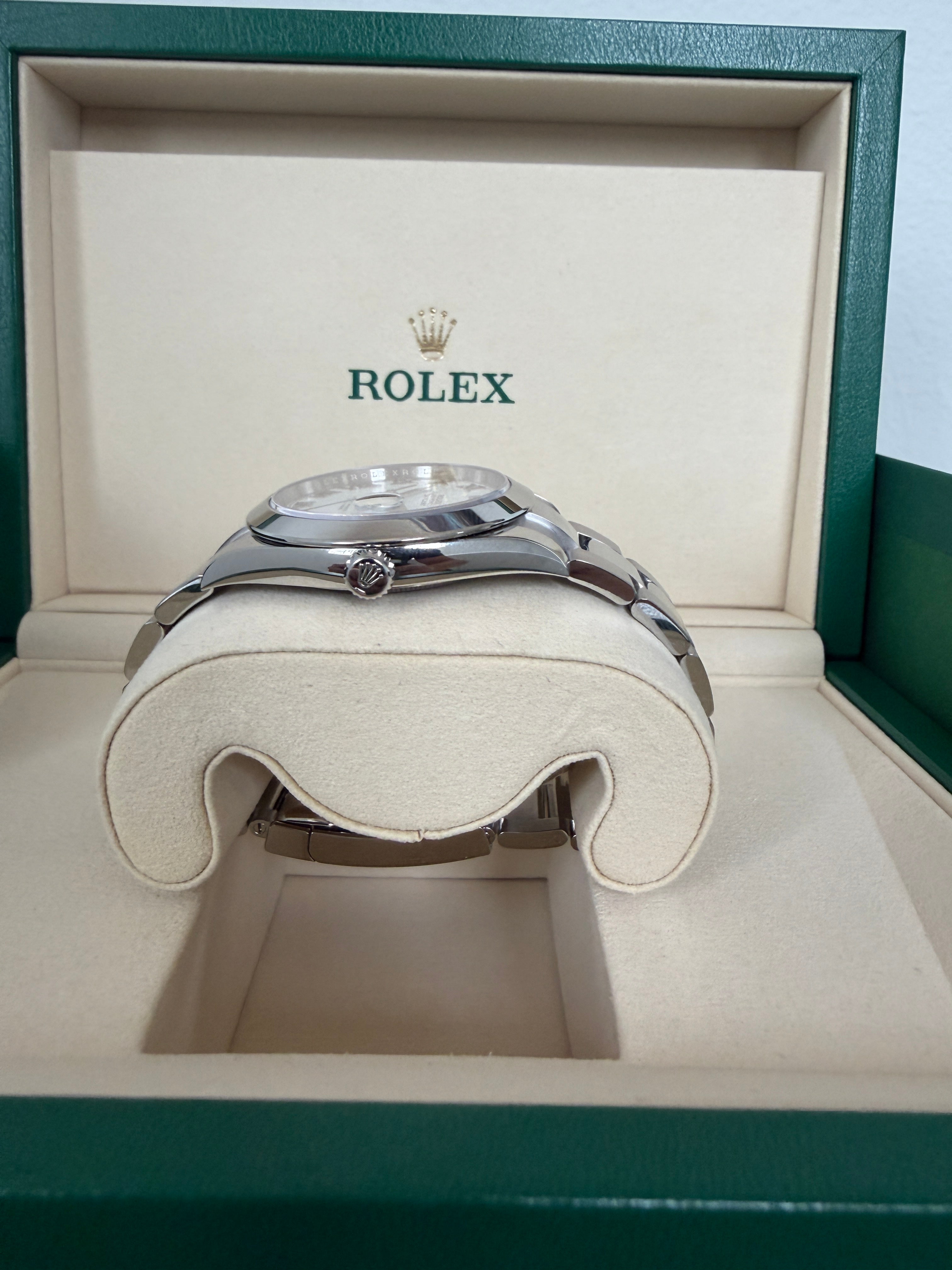 Rolex White Roman Dial