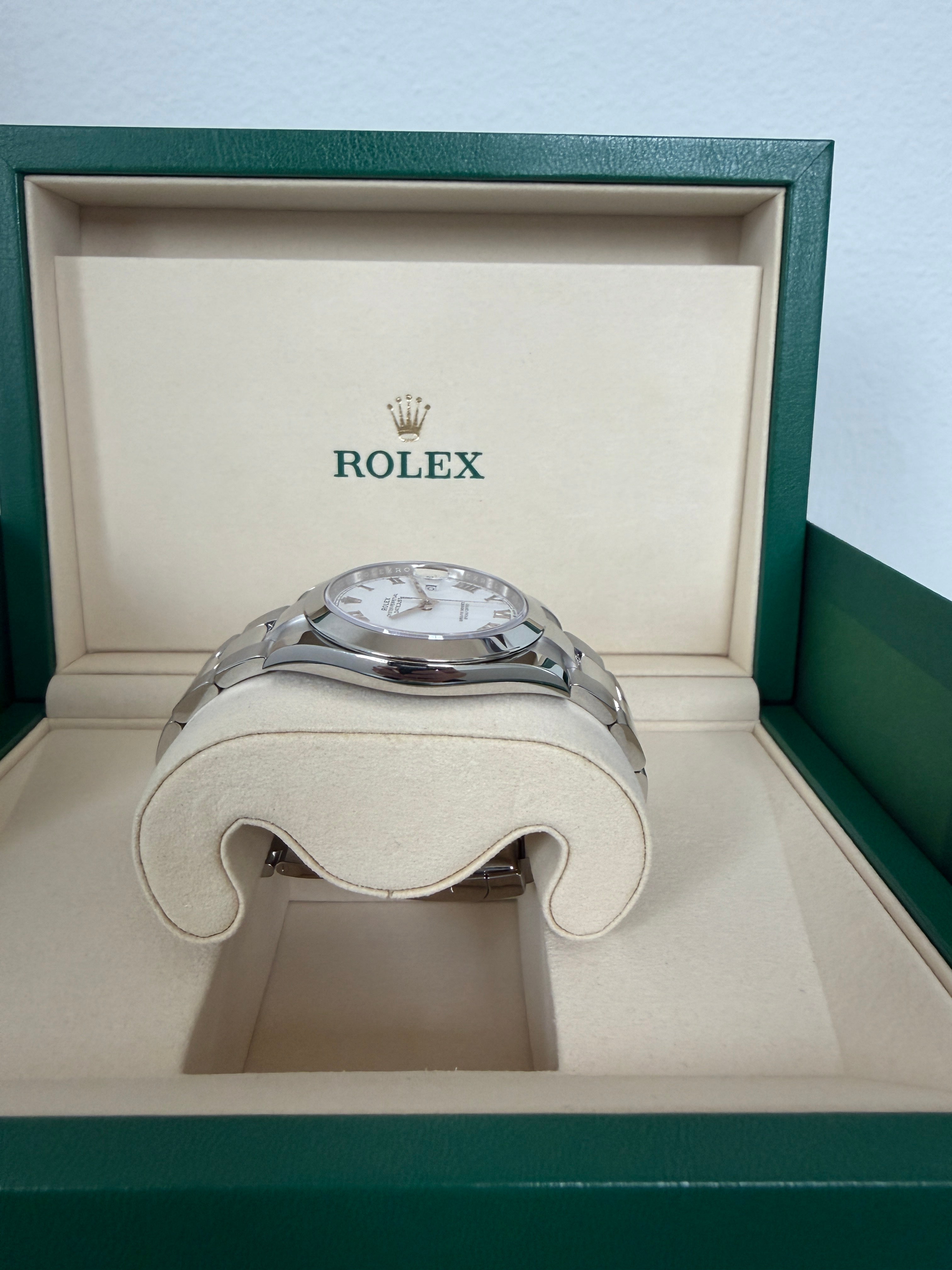 Rolex White Roman Dial