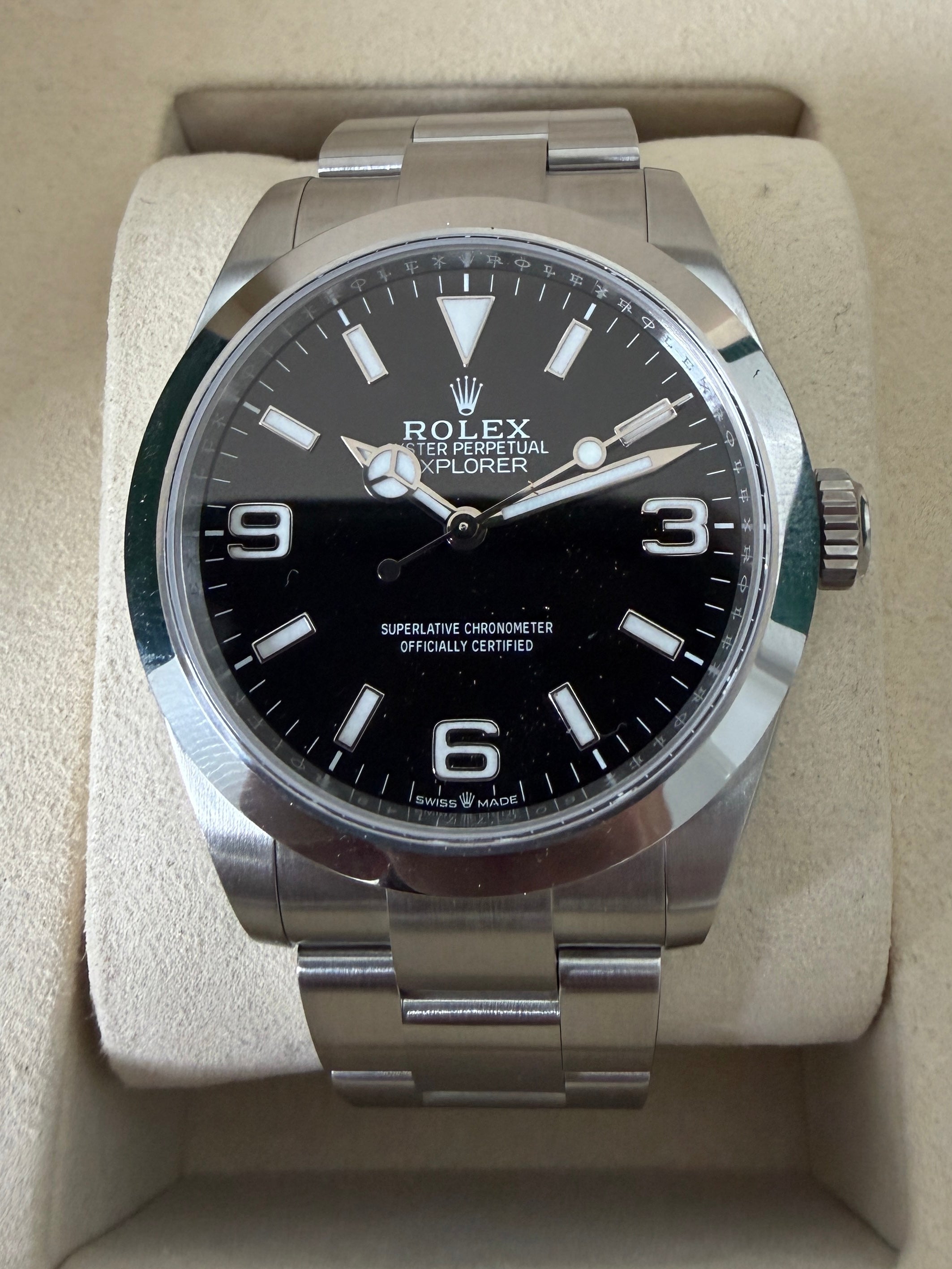Rolex Explorer Black Dial