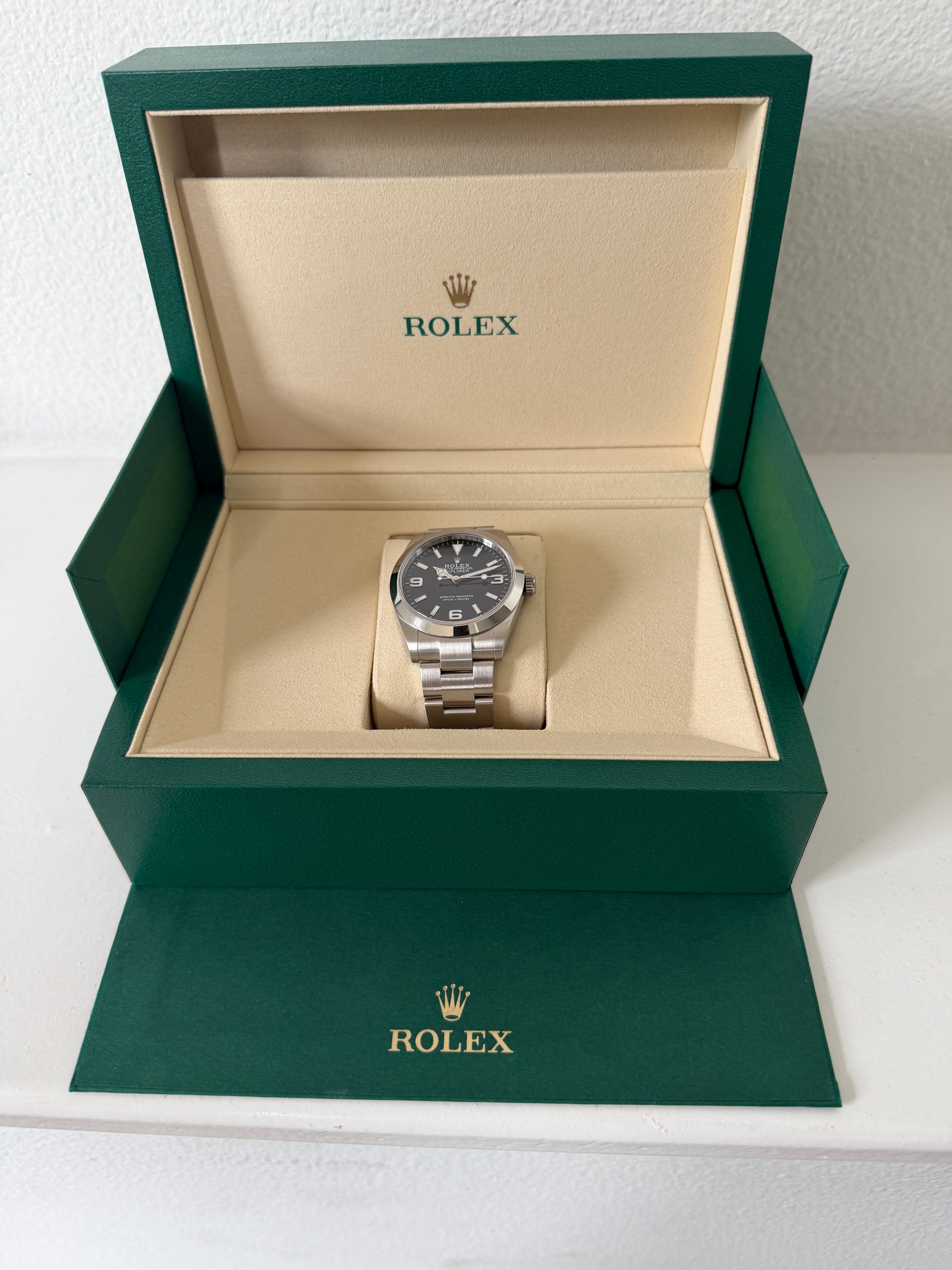 Rolex Explorer Black Dial