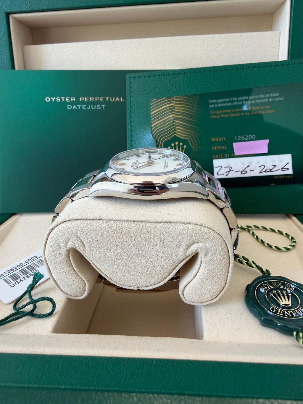 Rolex Datejust 36mm White Dial