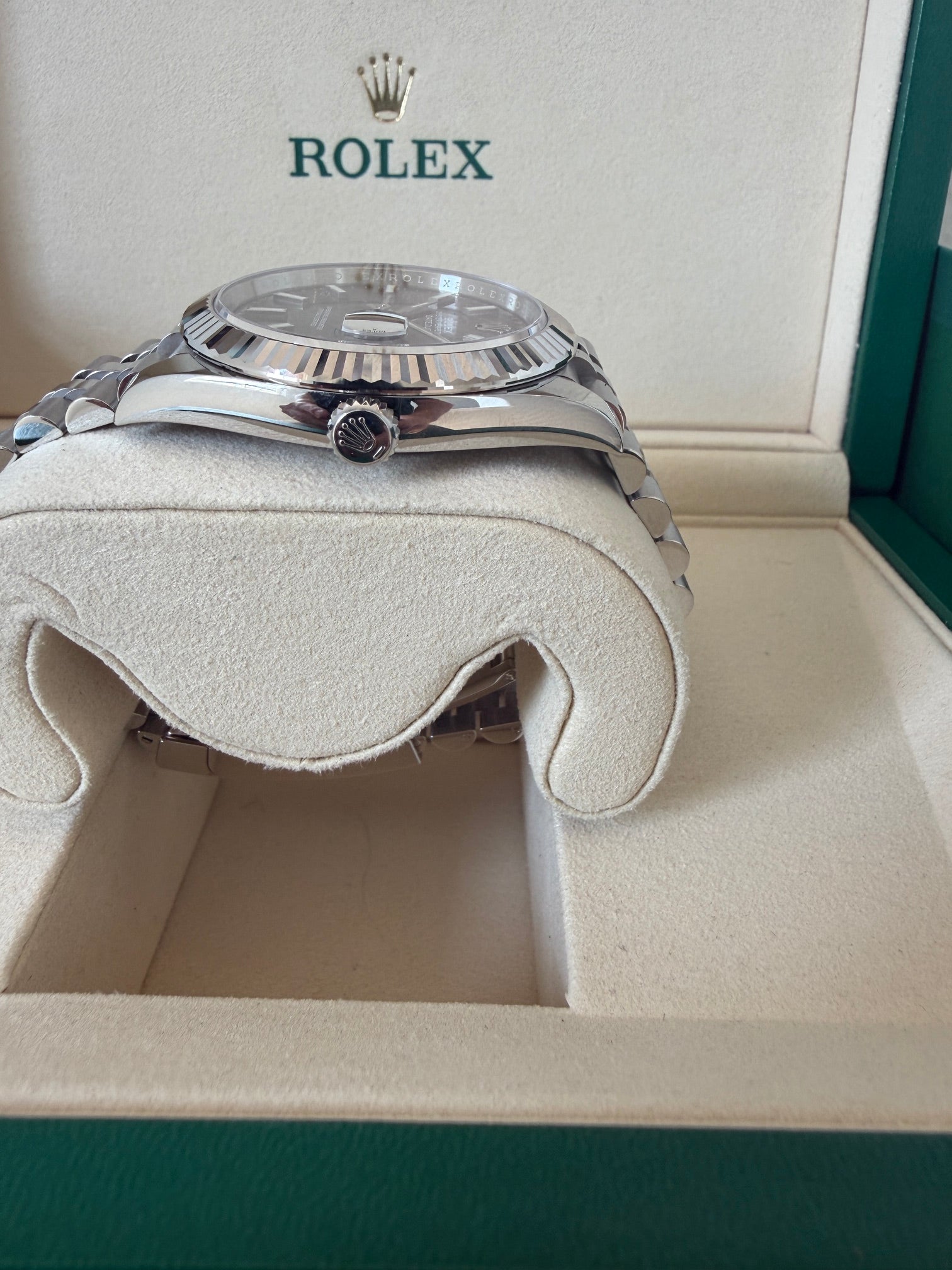Rolex Datejust Rhodium Dial