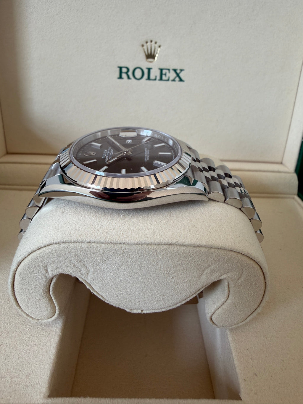Rolex Datejust Rhodium Dial