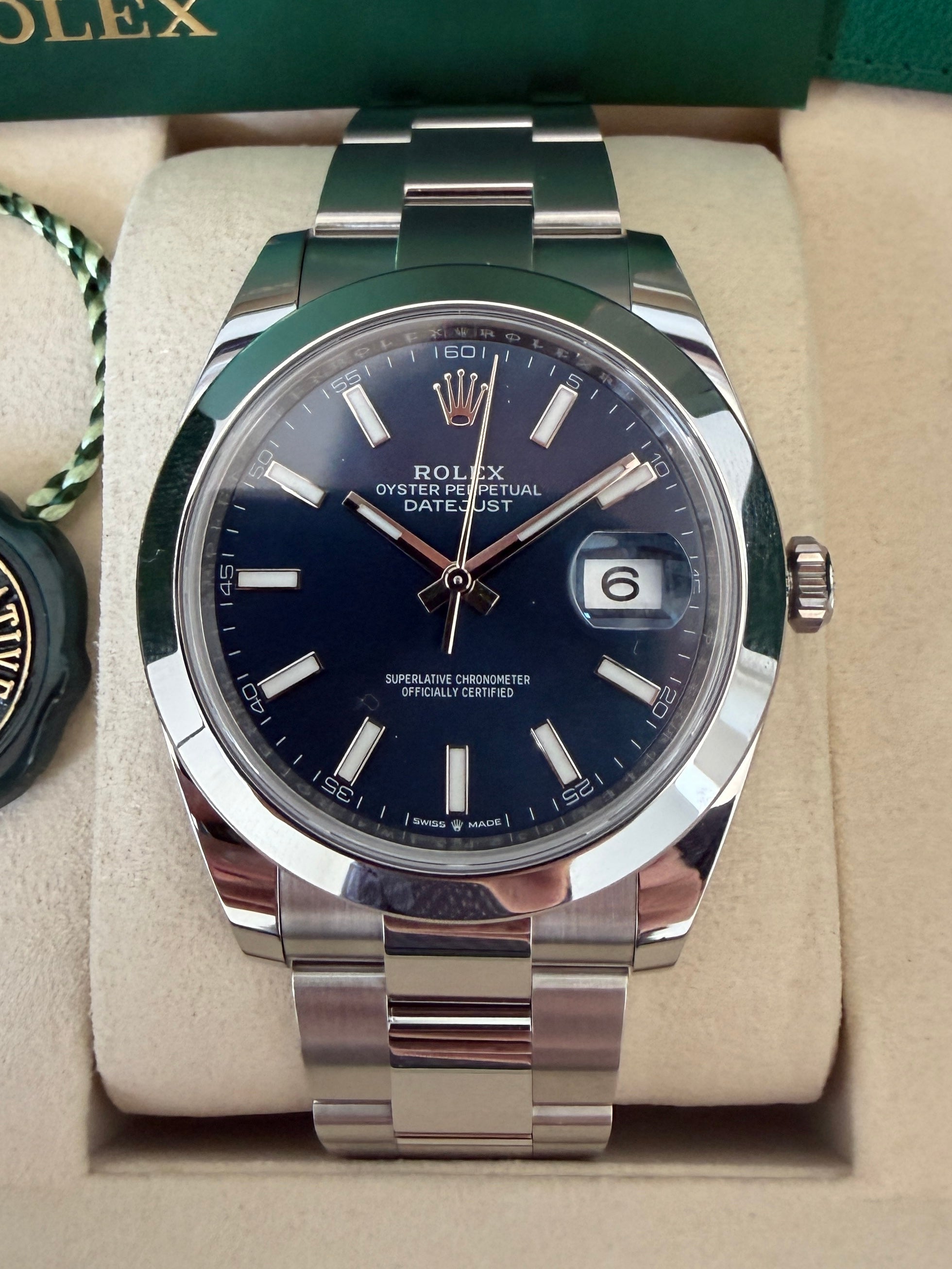 Rolex Datejust Blue Dial