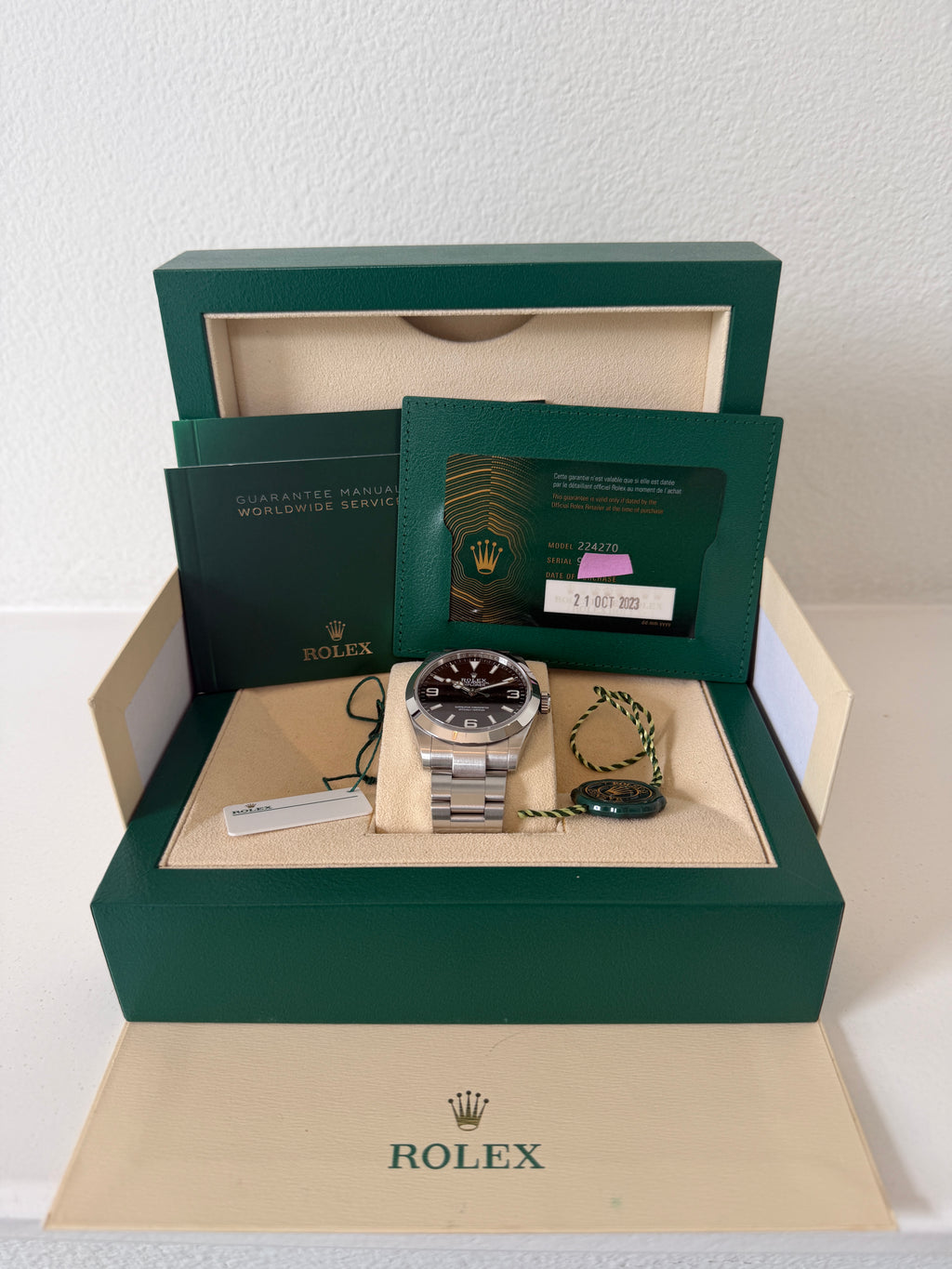 Rolex Explorer Black Dial