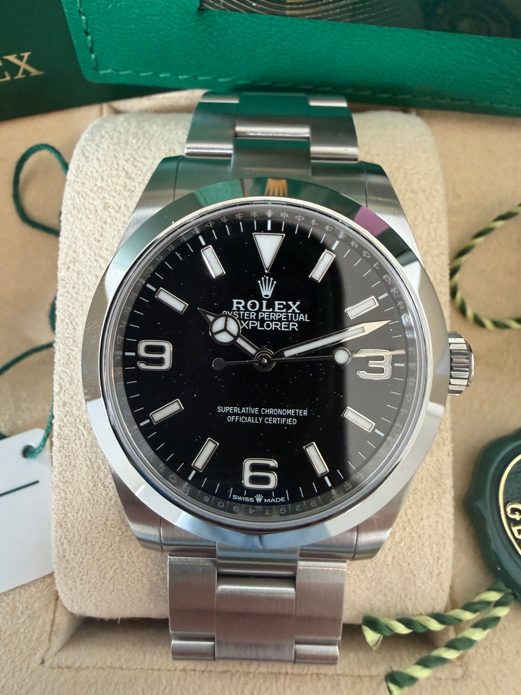 Rolex Explorer Black Dial