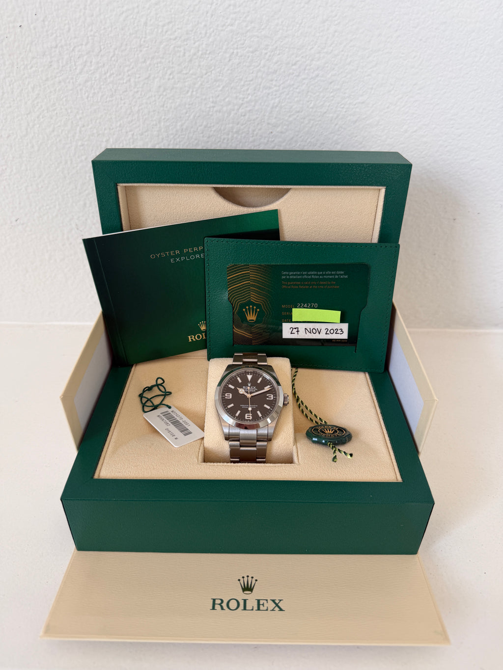 Rolex Explorer Black Dial