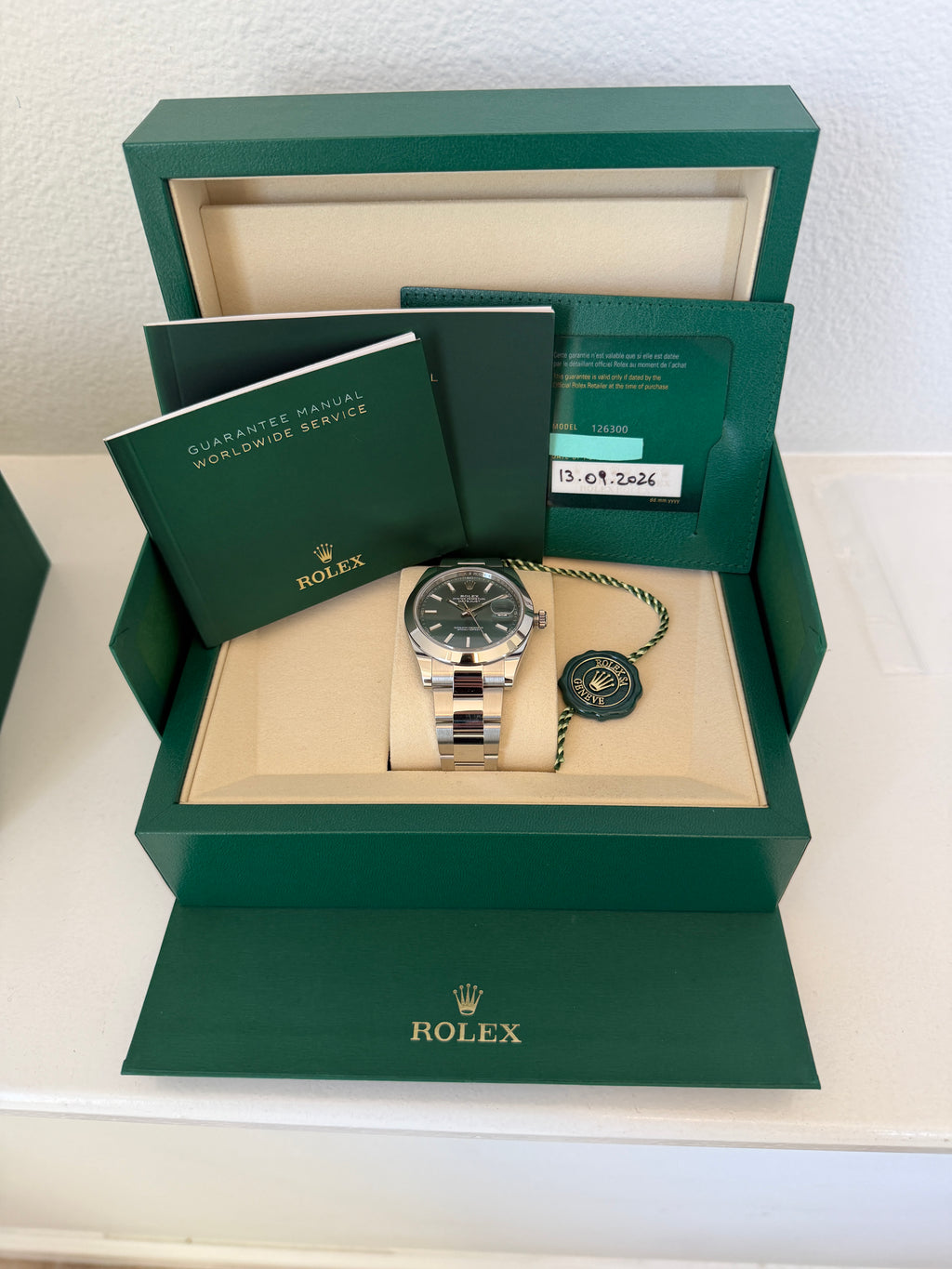 Rolex Datejust Green Dial