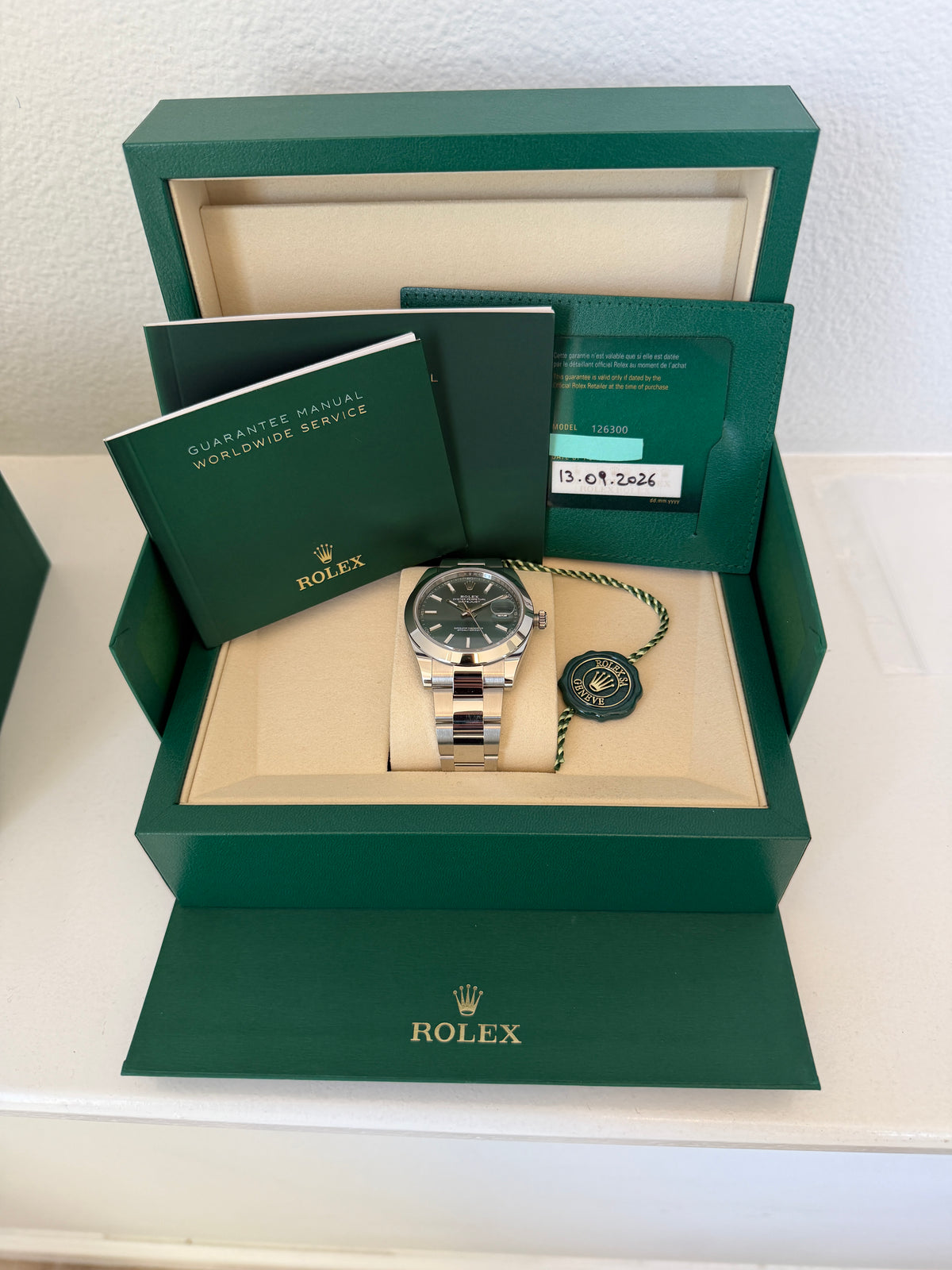 Rolex Datejust Green Dial