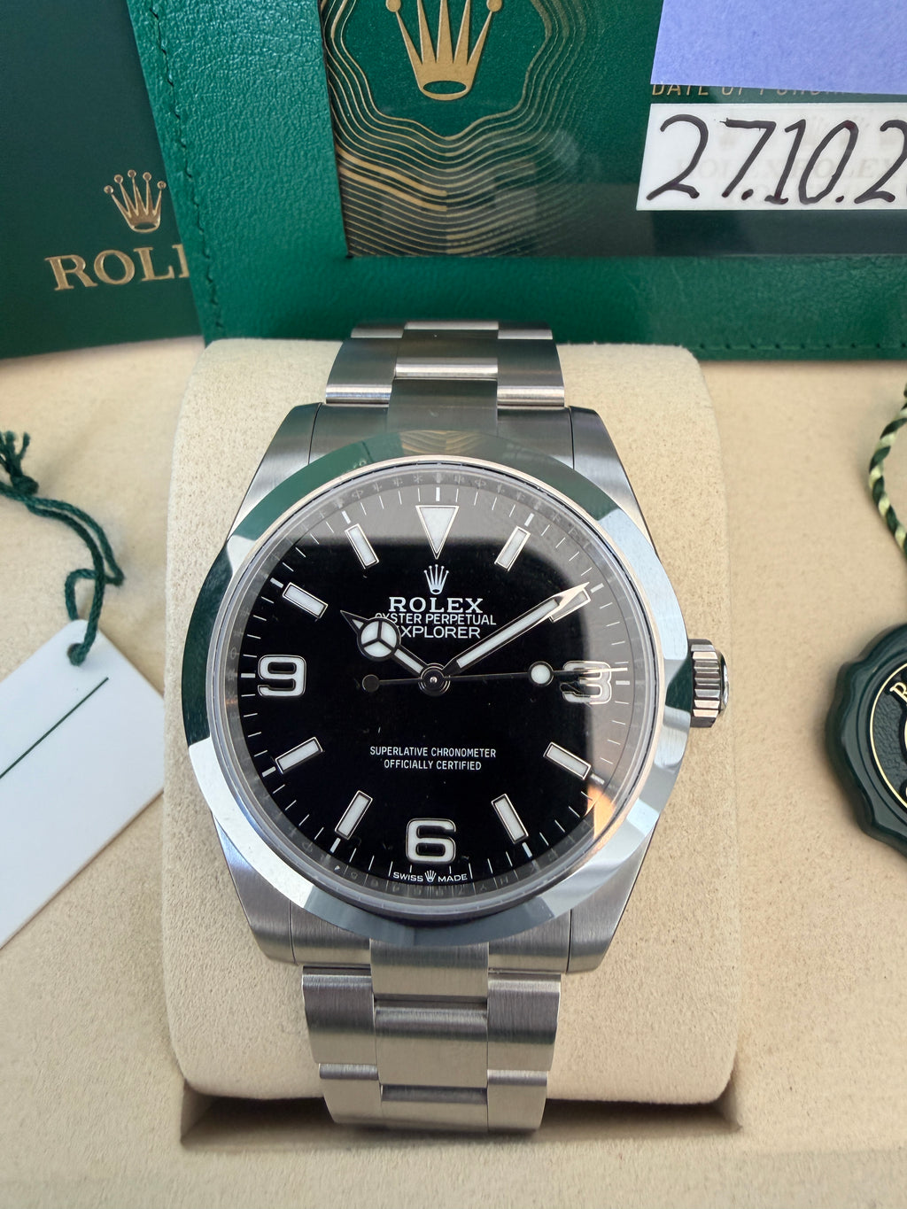 Rolex Explorer 40mm Black Dial