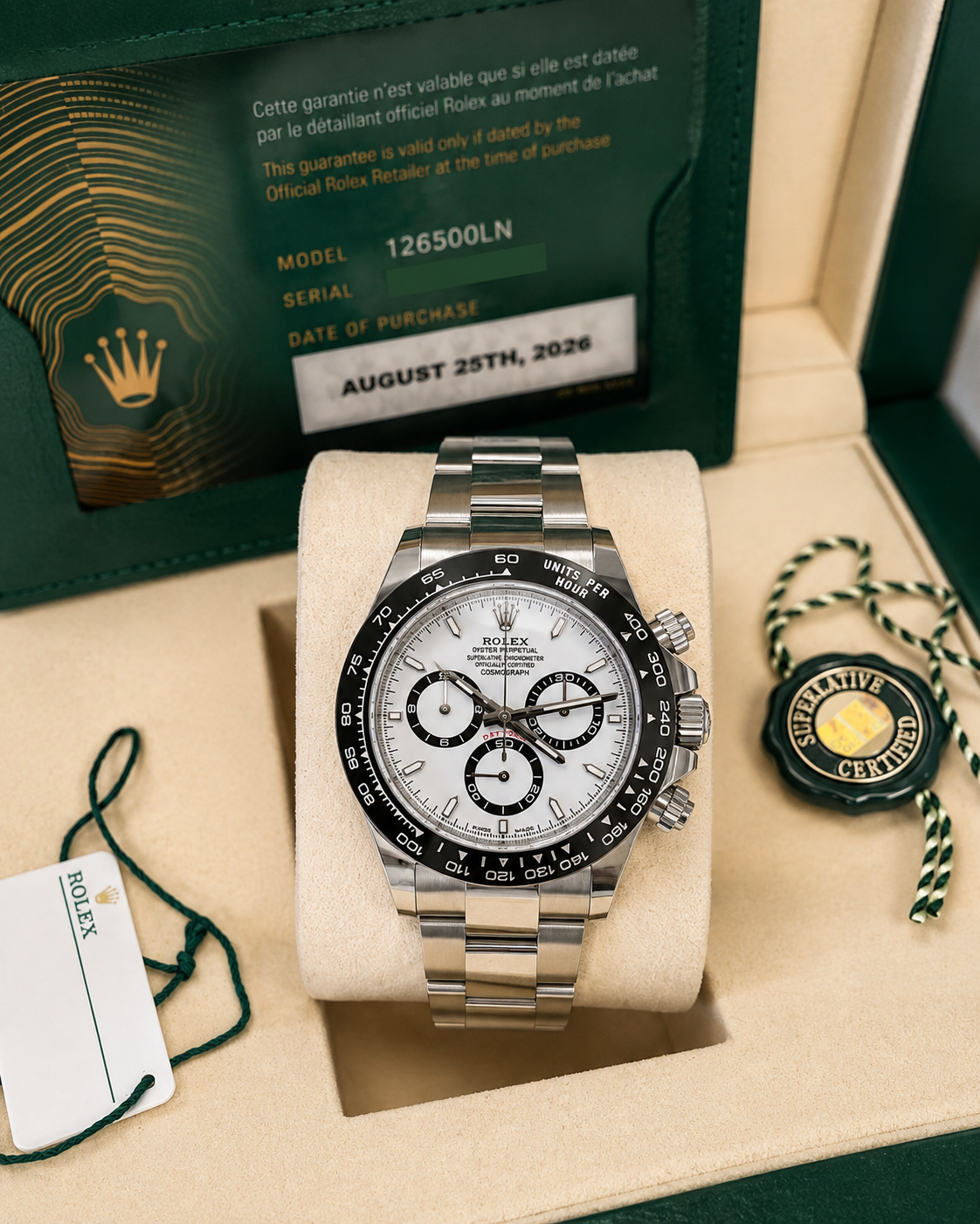Rolex Cosmograph Daytona “Panda”