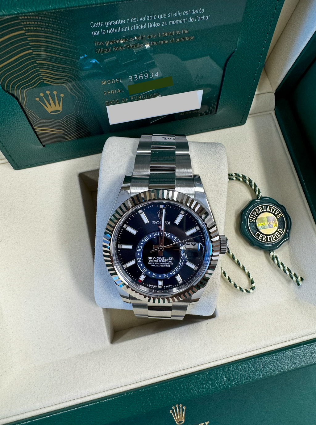 Rolex Sky-Dweller Blue Dial