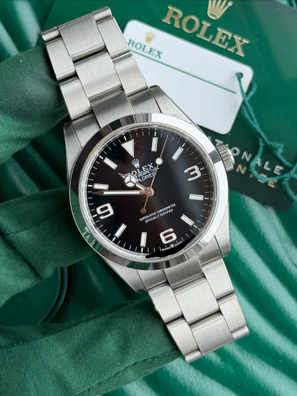 Rolex Explorer Black Dial