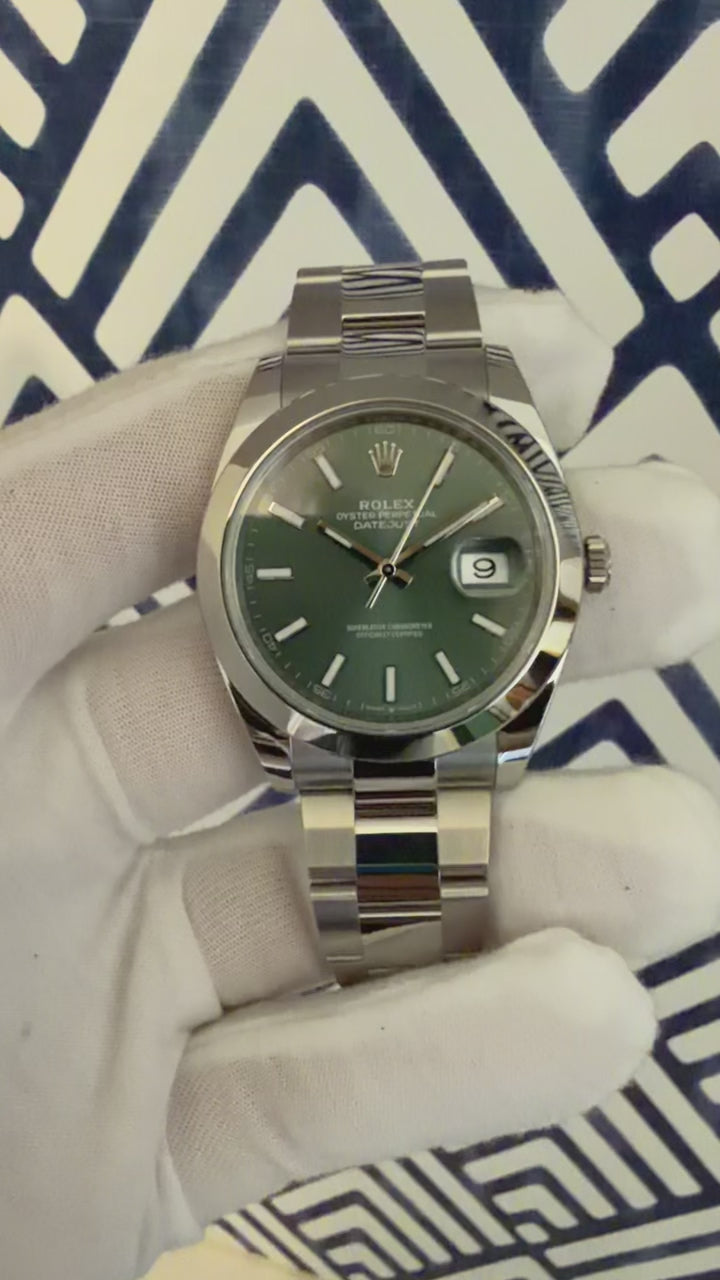 Rolex Datejust Green Dial